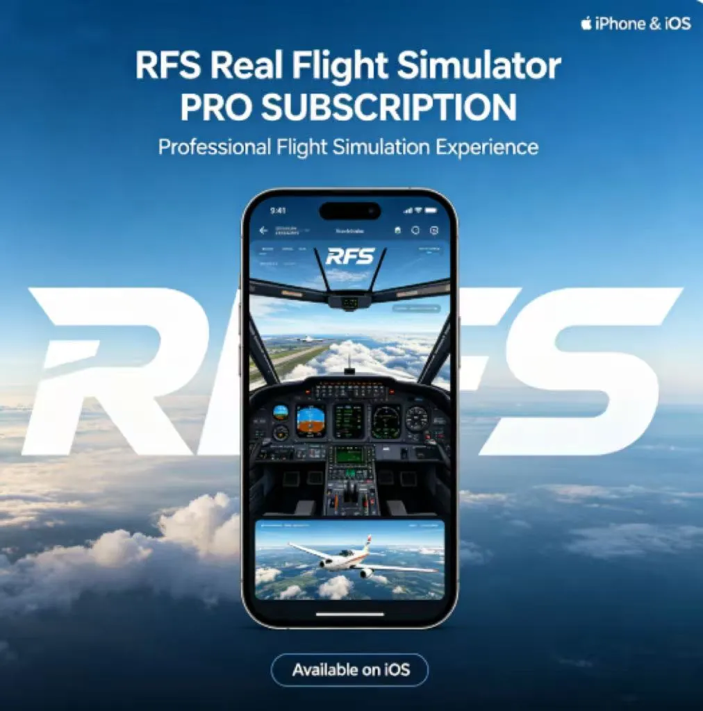 Подписка на RFS Real Flight Simulator PRO для iPhone iOS