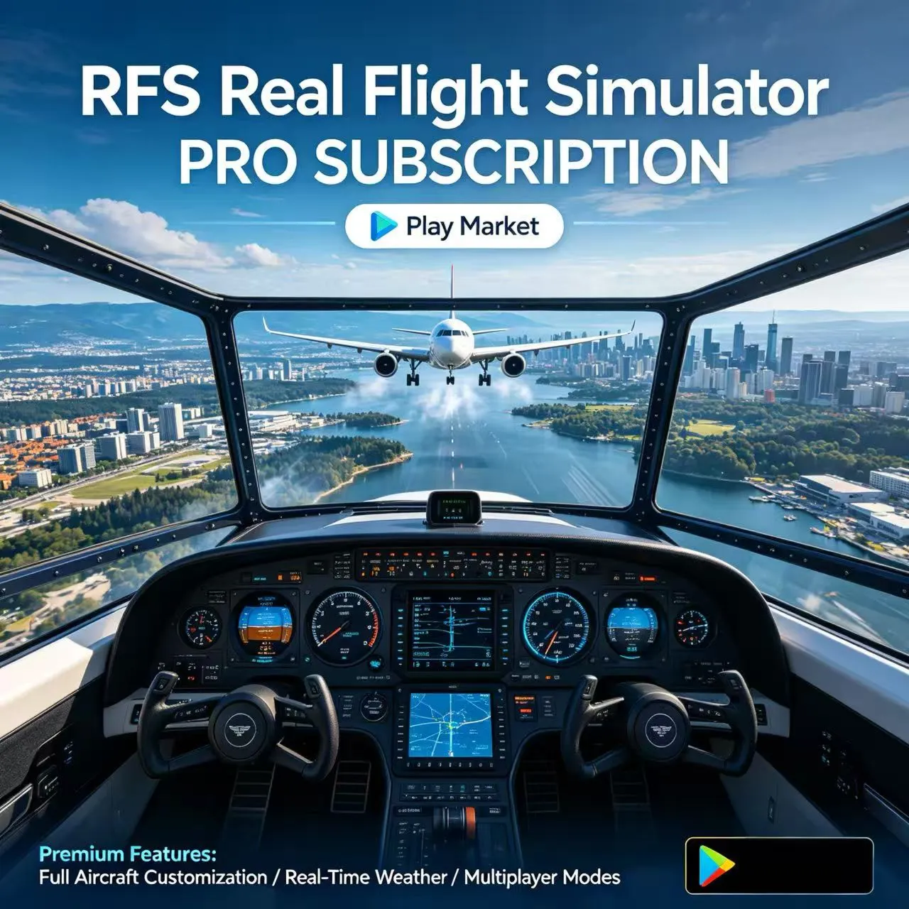 Подписка на RFS Real Flight Simulator PRO в Play Market