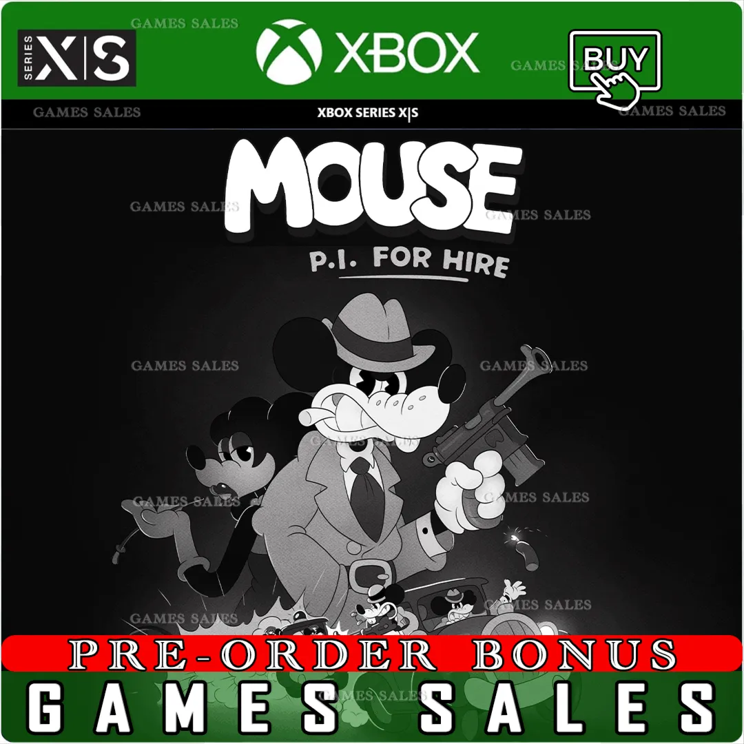 ️MOUSE: P.I. FOR HIRE️XBOX|XS+PC WIN️ПРЕДЗАКАЗ С БОНУСАМИ