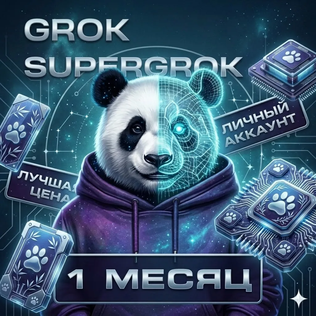 ЛИЧНЫЙ АККАУНТ | 1 МЕСЯЦ | АВТОВЫДАЧА | SUPERGROK | ГАРАНТИЯ