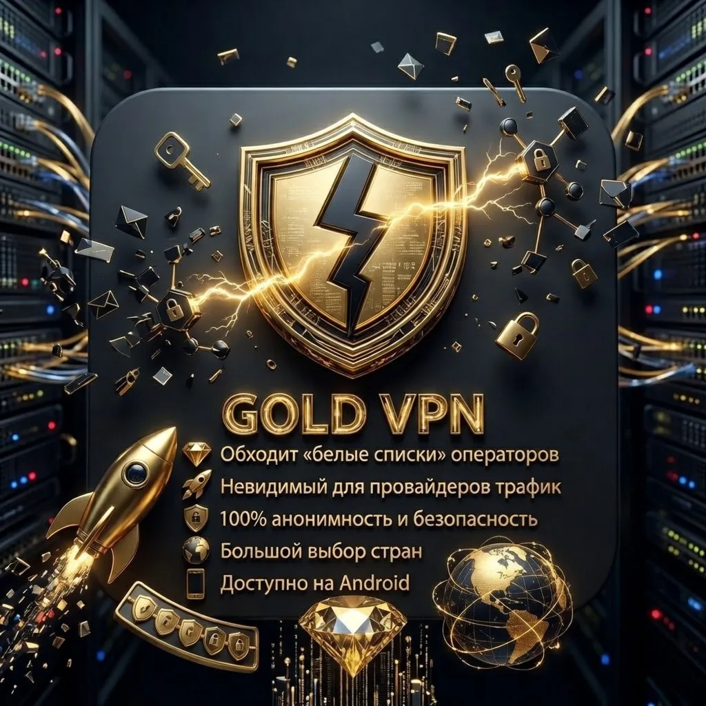 Gold VPN 6 Месяцев — Личный ключ доступа (VLESS)
