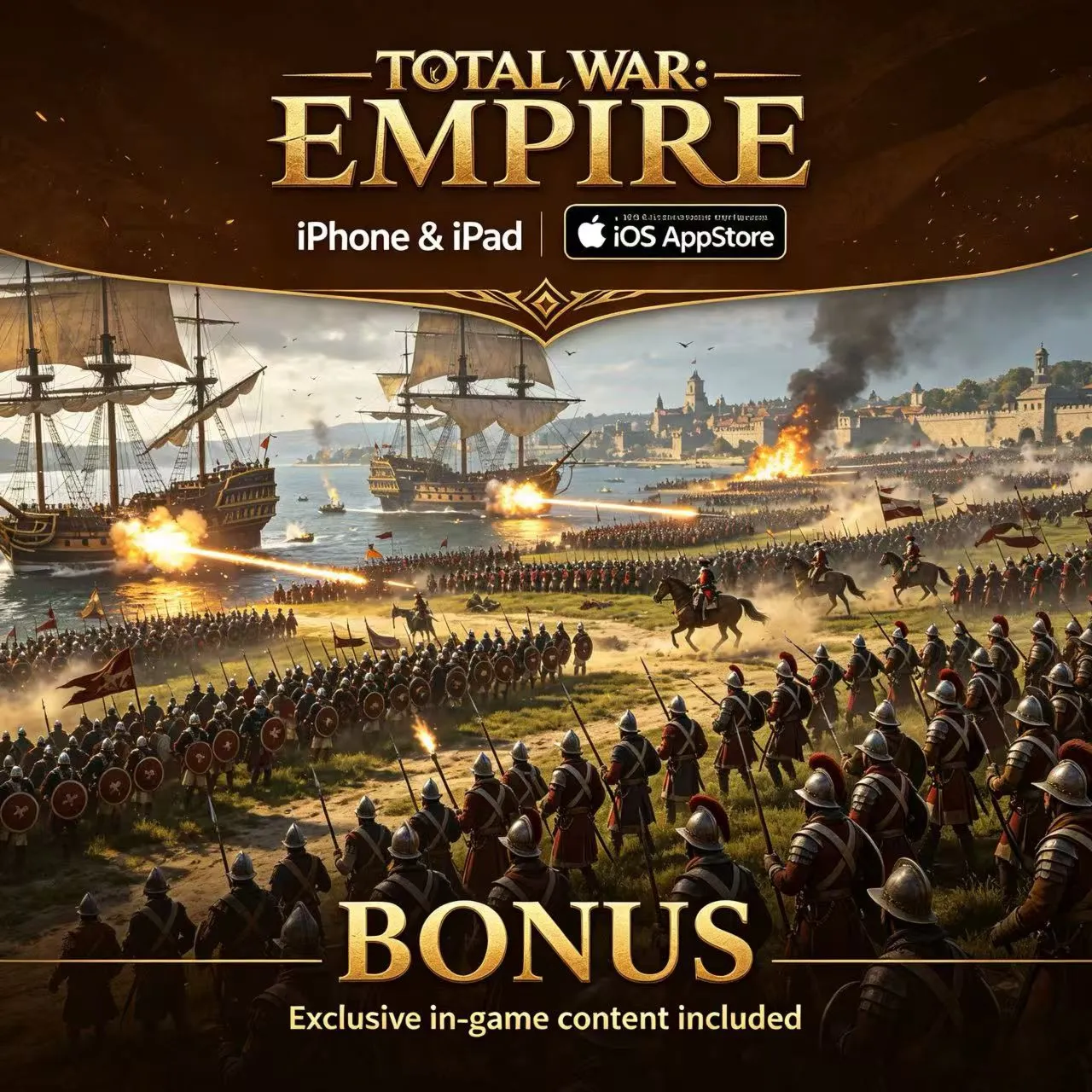 Total War: EMPIRE iPhone iOS AppStore iPad + БОНУС