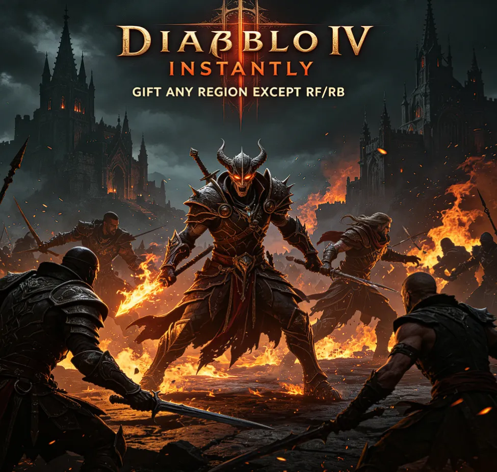 DIABLO IV МГНОВЕННО/ПОДАРОК ​​ДЛЯ ЛЮБОГО РЕГИОНА, КРОМЕ RF/RB