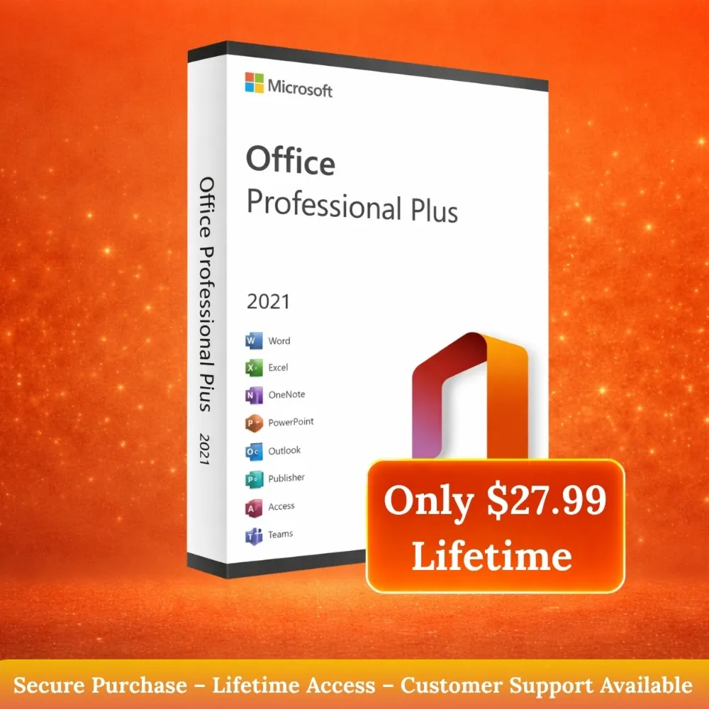 Ключ активации Office 2021 Pro Plus, пожизненная лицензия, мгновенная доставка.