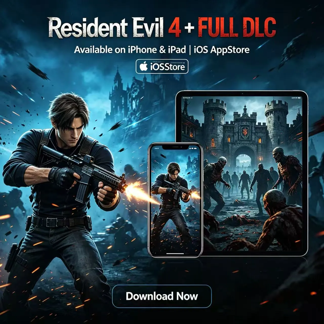 Resident Evil 4 + полное дополнение для iPhone, iOS, AppStore, iPad