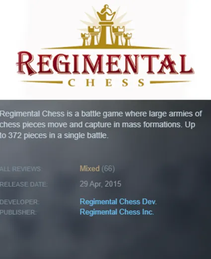 STEAM KEY - Regimental Chess - [РФ + REGION FREE/GLOBAL] - Автодоставка