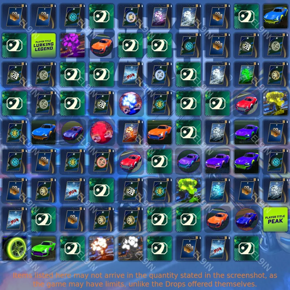 ⭐Rocket League🎈Твич Дропсы🔥89 предметов + 🎁