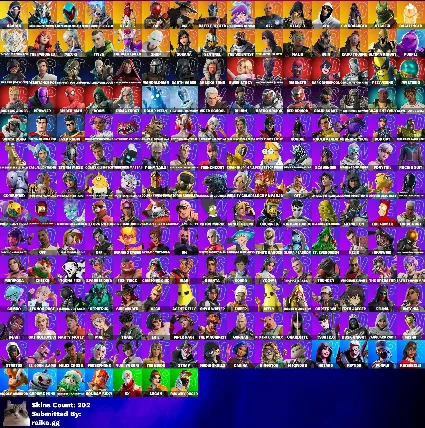 Автовыдача • FN (Все Платформы) • 202 скина + 1250 VB • Полный доступ