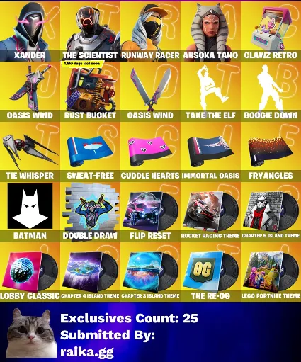 Автовыдача • FN (Все Платформы) • 202 скина + 1250 VB • Полный доступ