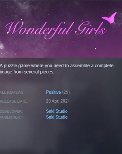 STEAM KEY - Wonderful Girls (18+) - [РФ + REGION FREE/GLOBAL] - Автодоставка