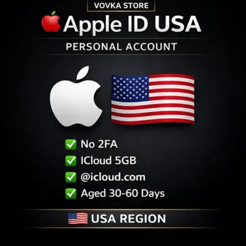 🇺🇸 Apple ID USA PERSONAL | @icloud.com |App Store| iCloud 5GB | 3 Вопроса | Отлёжка