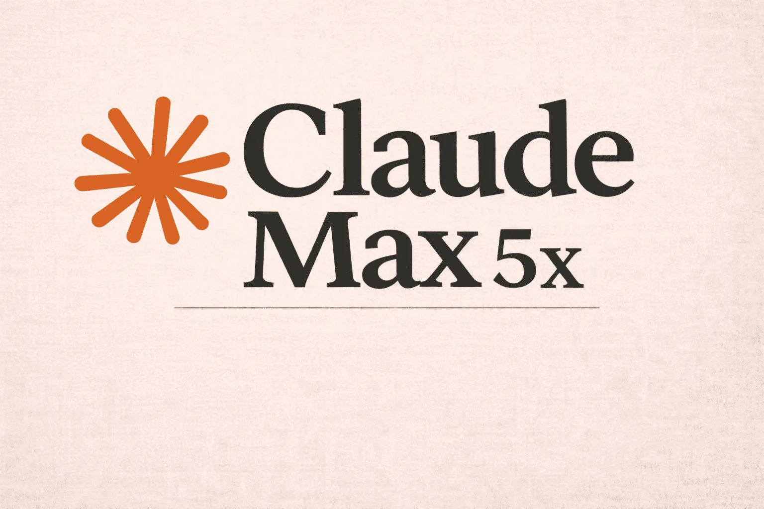 Claude AI Max 5x  (1 Month)