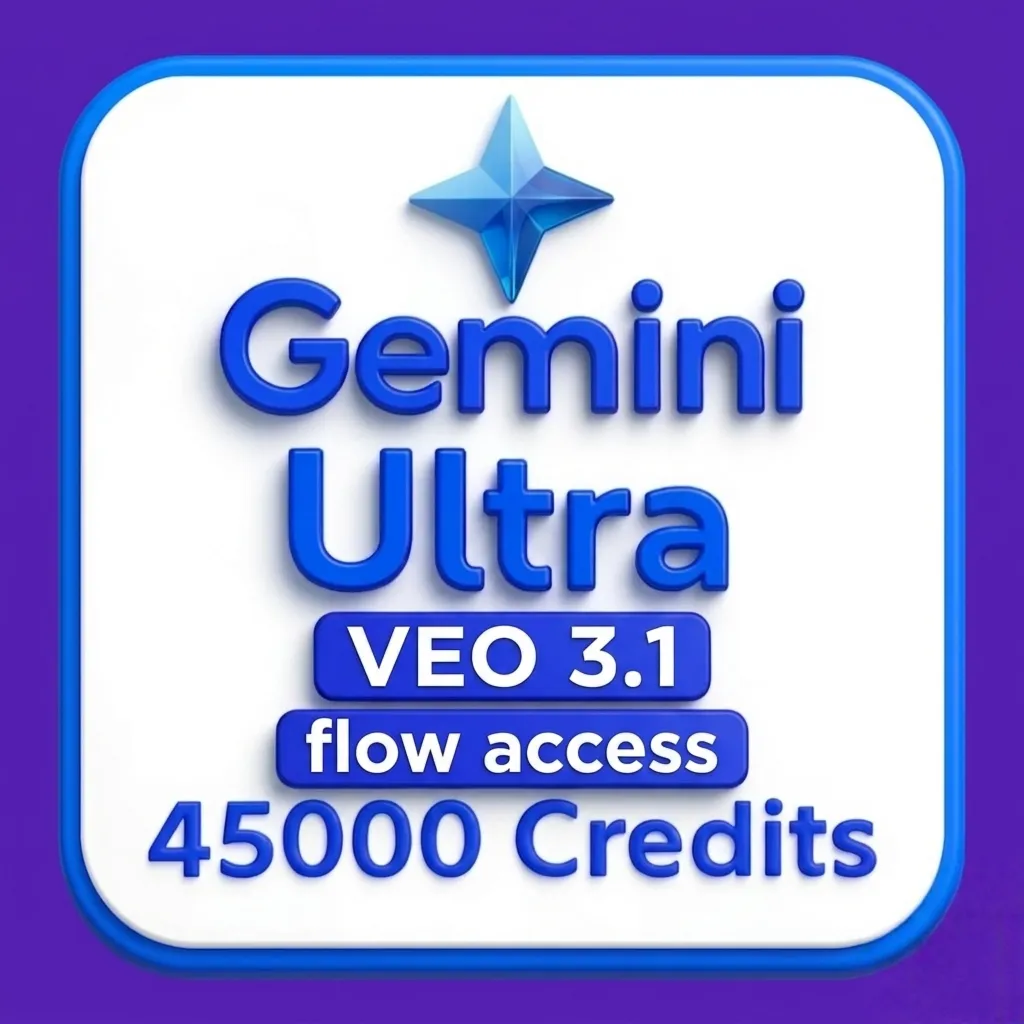 Google Gemini AI Ultra | Veo3.1 FLOW | 25000 Credits | Private Account 25 Days access