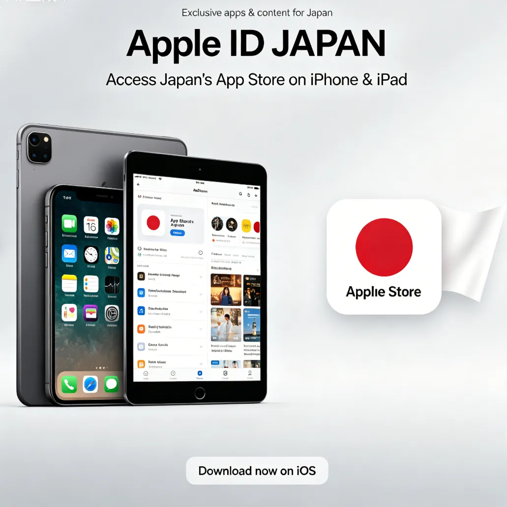 Apple ID аккаунт Япония iPhone iOS iPad Appstore