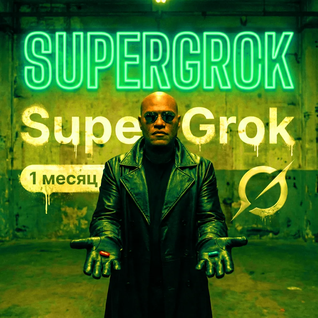 ПОДПИСКА / ПРОДЛЕНИЕ SUPER GROK |  30дней  | на  ВАШ аккаунт