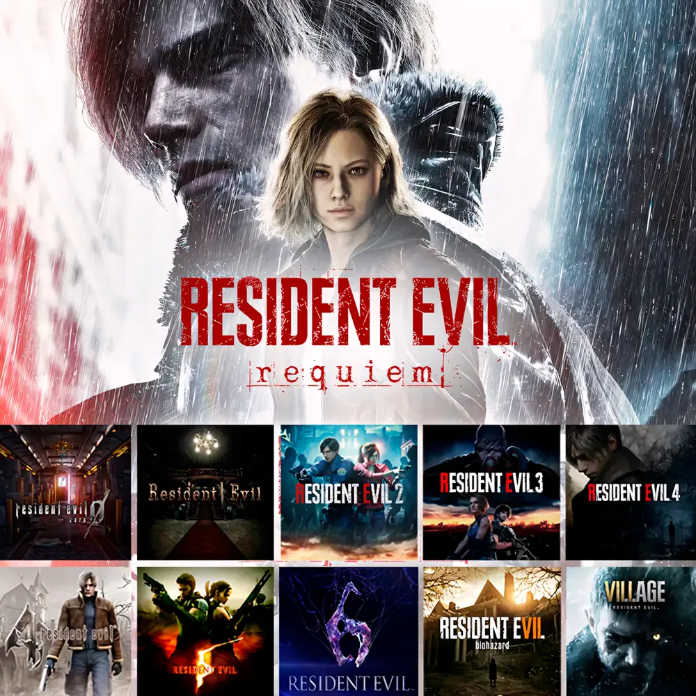 Resident Evil Collection (0, 1, 2, 3, 4, 5, 6, 7, Revelations 1-2, Village, Requiem)