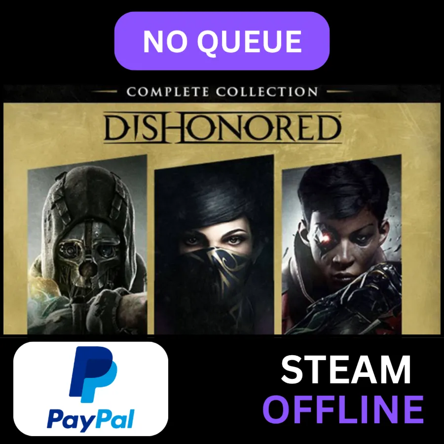 Dishonored + Dishonored 2 ALL DLC | STEAM | PAYPAL