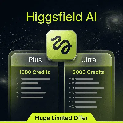 HIGGSFIELD AI - Плюс/Ультра тарифный план - Ограниченное пре