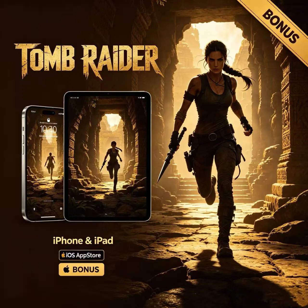 Tomb Raider iPhone iOS AppStore iPad + БОНУС