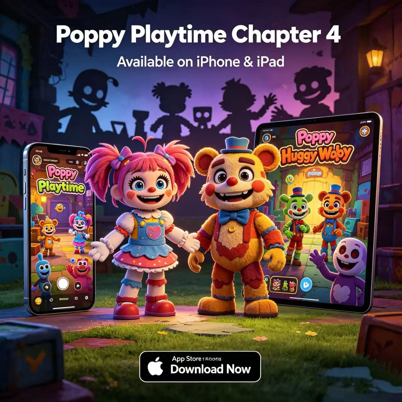 Poppy Playtime, глава 4, iPhone, iOS, AppStore, iPad