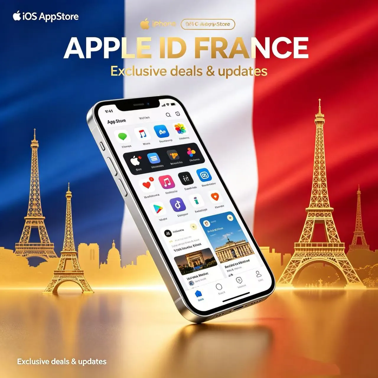 APPLE ID FRANCE НАВСЕГДА ВАШ iPhone iOS AppStore