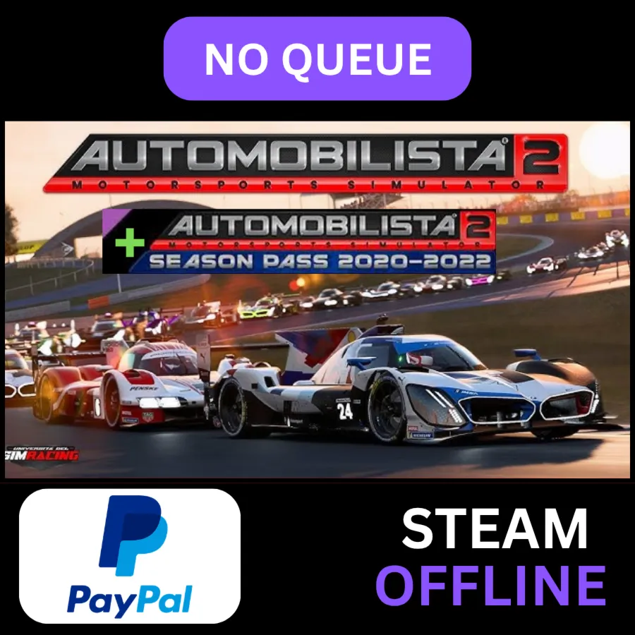 Automobilista 2 + 2020-2022 Season pass | STEAM | PAYPAL
