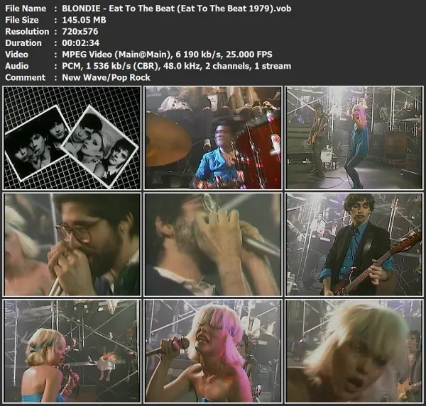 BLONDIE - Eat To The Beat