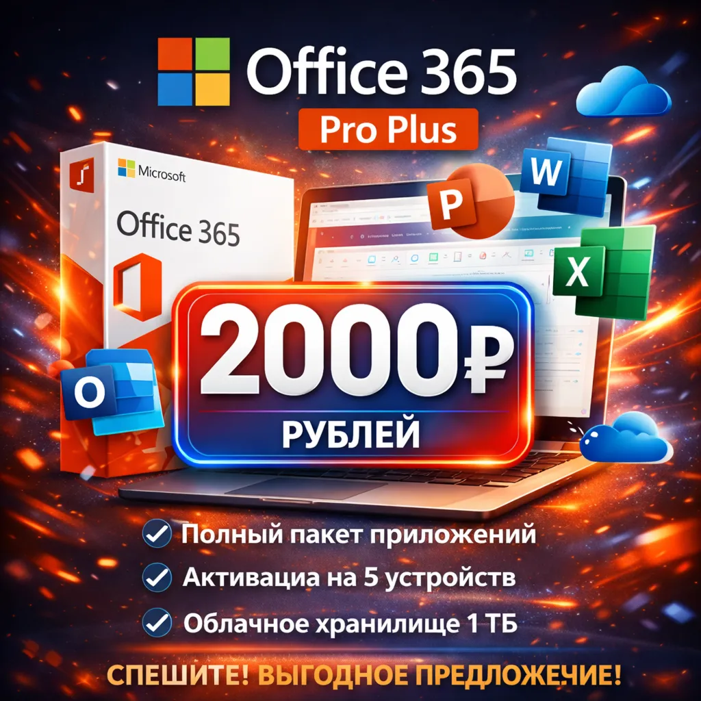 Office 365 Pro Plus — Полная версия приложений — Автоматическая доставка