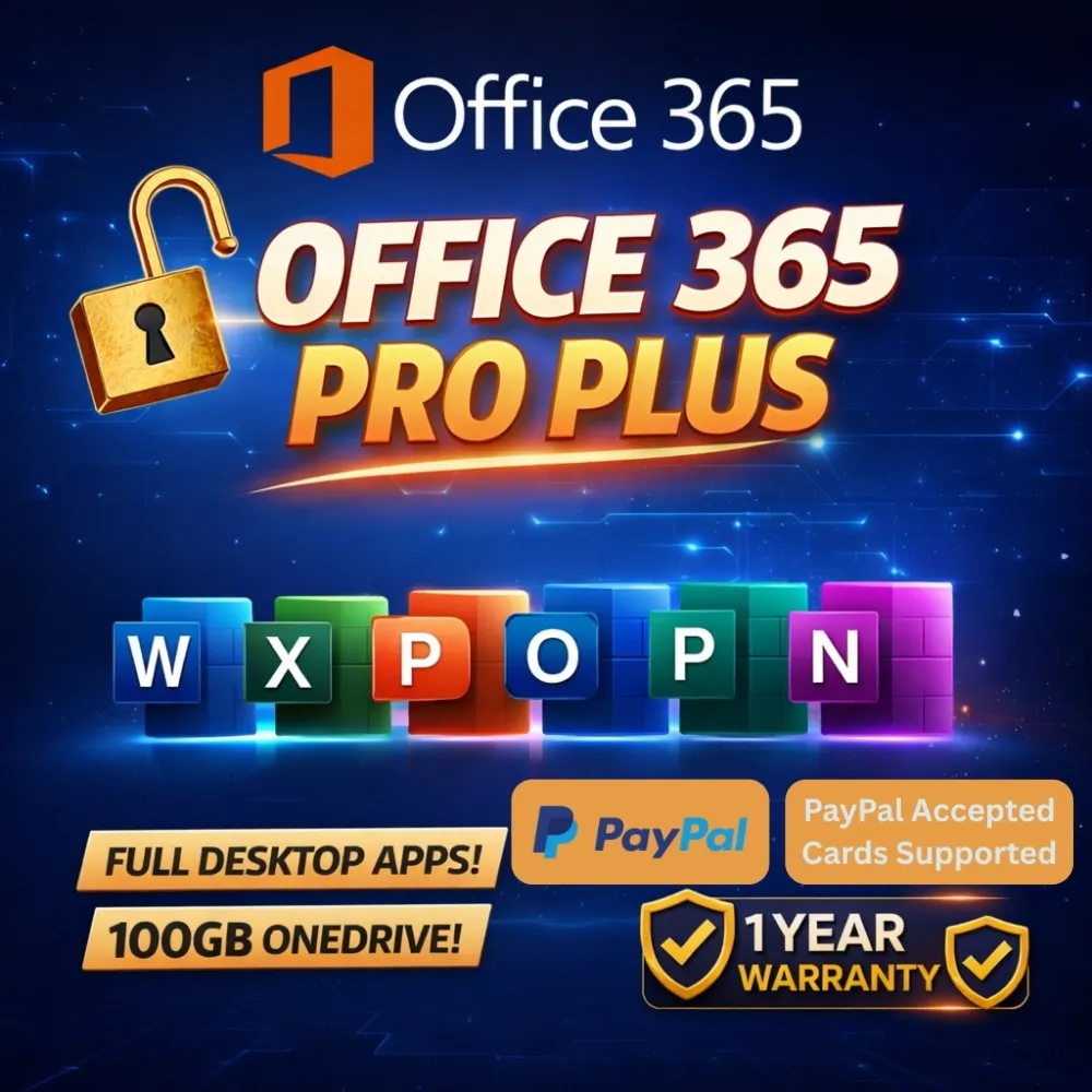 Office 365 Pro Plus с – Word, Excel, PowerPoint - 5 устройств- Авто