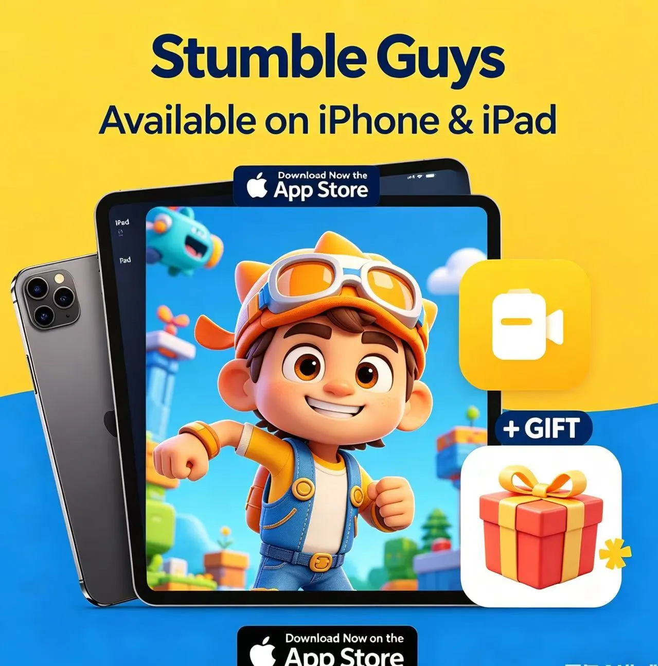 Stumble Guys для iPhone, iOS, iPad, Appstore + ПОДАРОК