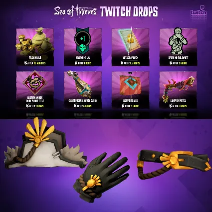 Sea of Thieves Bon Бонус-дроп 11/11 SoT: Царств. Утренняя Звезда, 27-31.03,75K золота