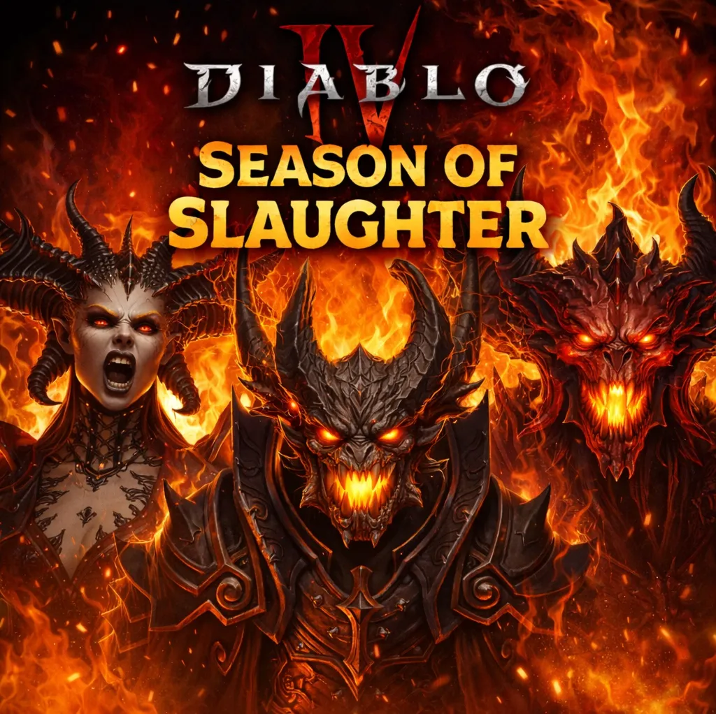Diablo IV ЗОЛОТО  PC PS XBOX Season of Slaughter