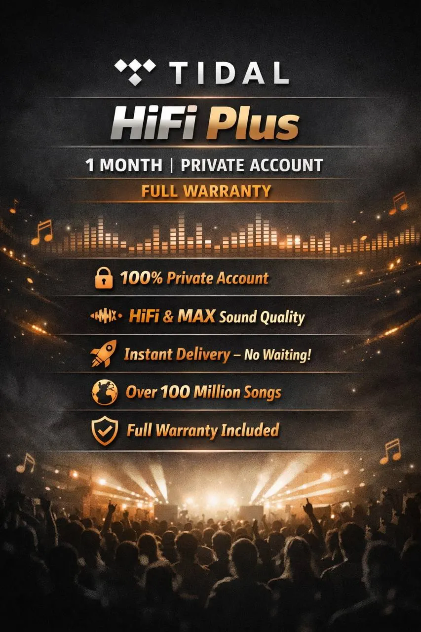 🎧 TIDAL HiFi Plus 1 Месяц ✦ Приватный Аккаунт ✦ Гарантия | H-24