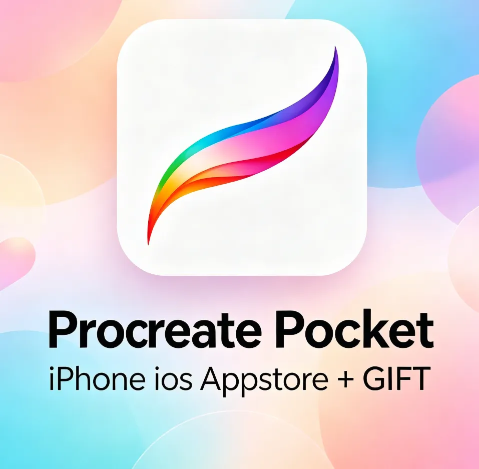 Procreate Pocket для iPhone, iOS, Appstore + ПОДАРОК