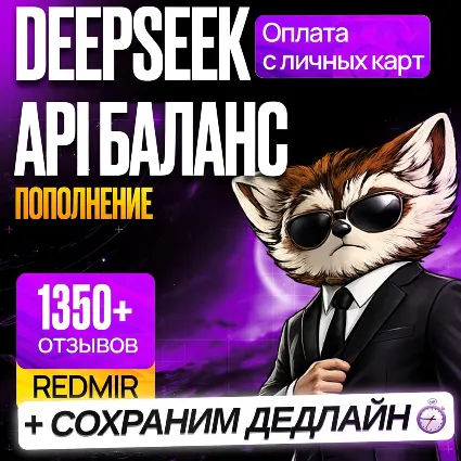 [ БЕЗ ВХОДА В АККАУНТ ] DEEPSEEK ПОПОЛНЕНИЕ API БАЛАНСА • ДИПСИК