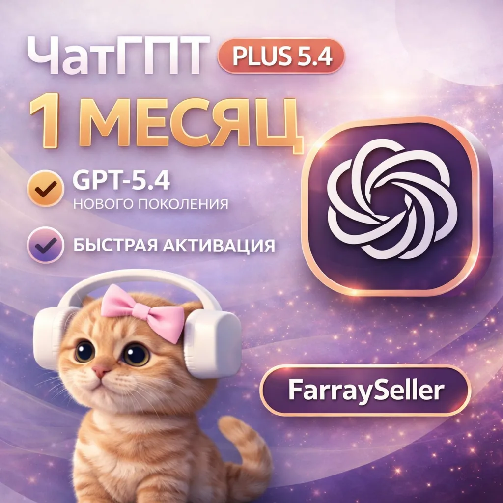 24/7 CHATGPT PLUS | КОД АКТИВАЦИИ |  PRO SORA GO CODEX ЧАТ ГПТ ПЛЮС ГО ПРО