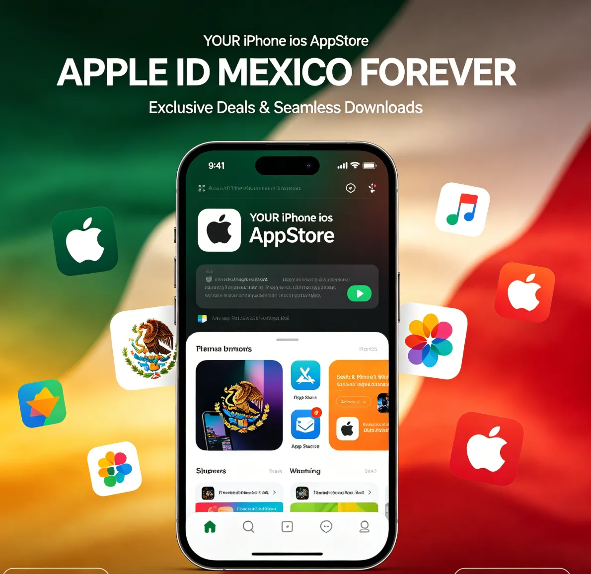 APPLE ID МЕКСИКА НАВСЕГДА ВАШ iPhone iOS AppStore