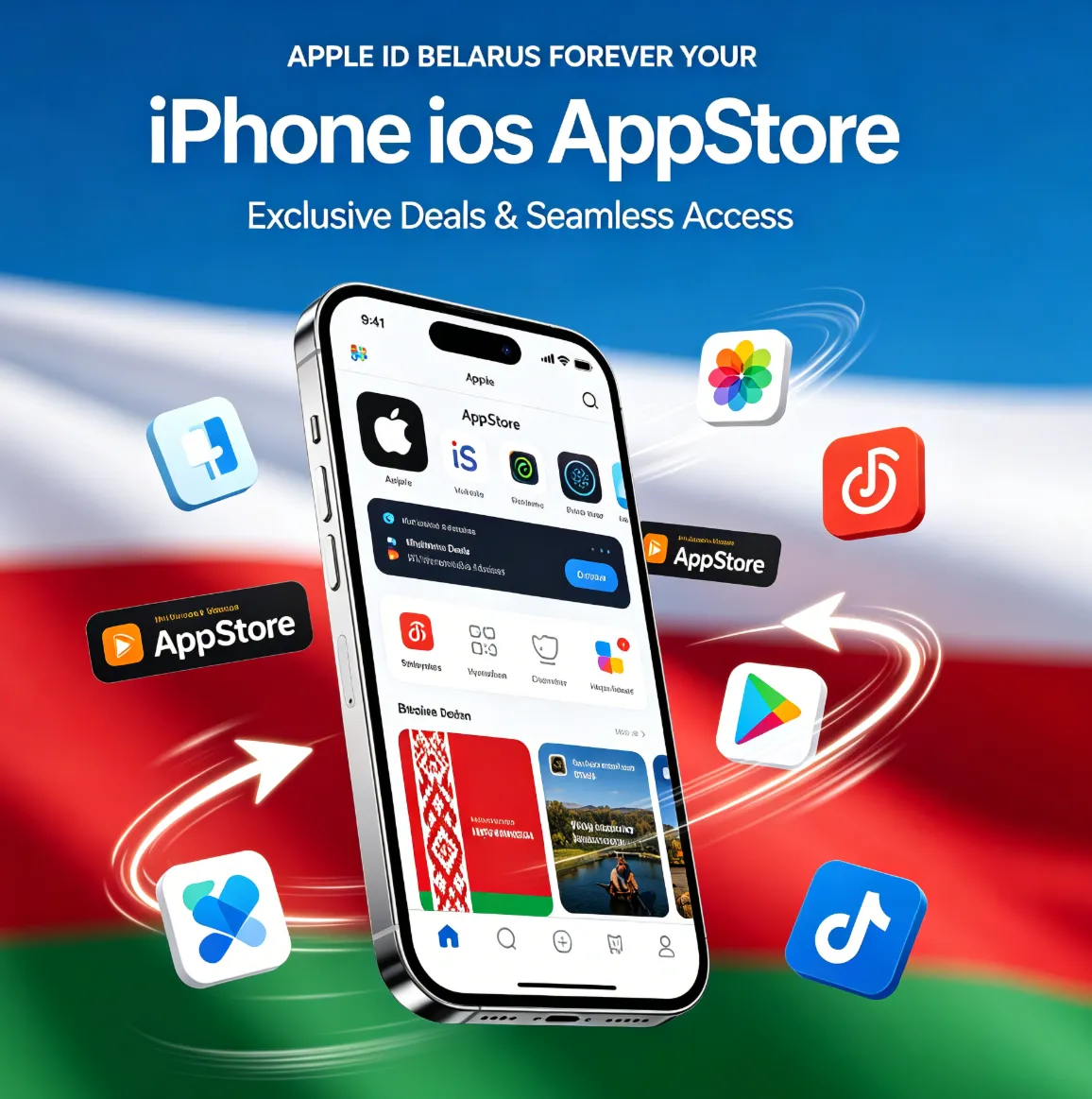 APPLE ID BELARUS НАВСЕГДА ВАШ iPhone ios AppStore