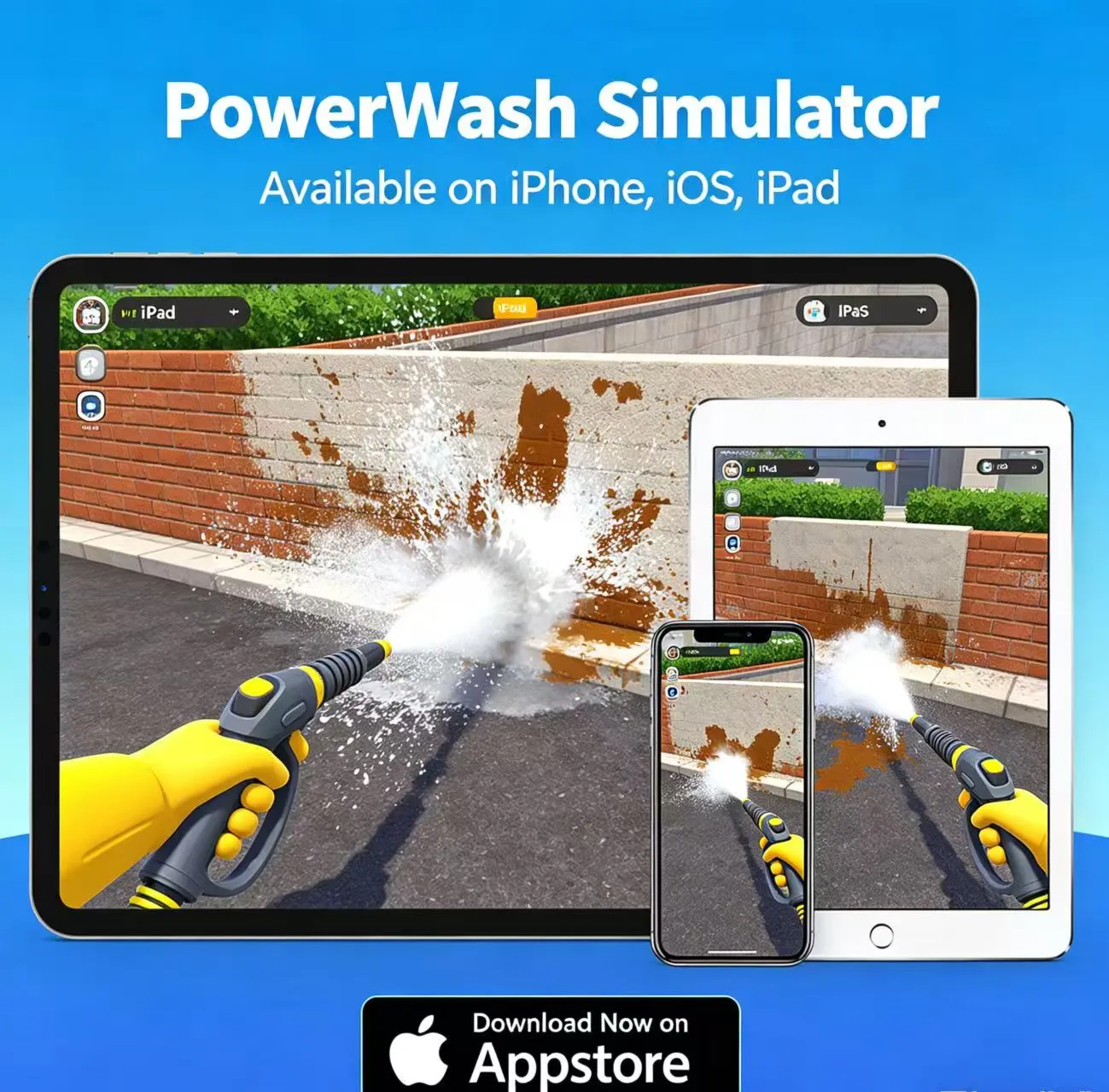 PowerWash Simulator для iPhone, iOS, iPad (Appstore)