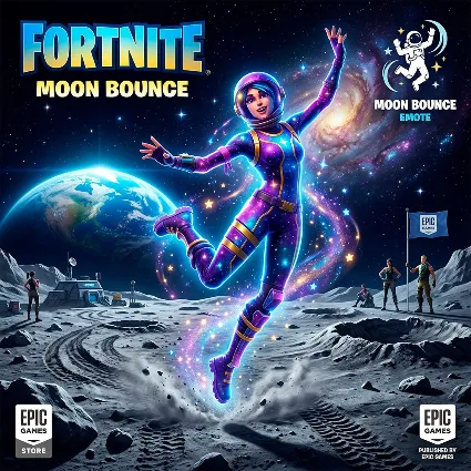 Fortnite Moon Bounce Emote (Epic Games Ключ)