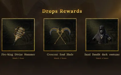 Soulmask 3/3 💎 Twitch Drop 💎 Костюм песчаного бандита, Клинок лунной души, Молот Пяти