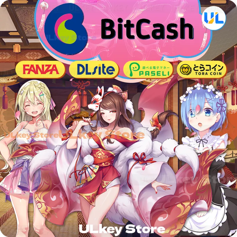 Bitcash Dlsite Gift Card Toracoin DMM,Paseli.konami