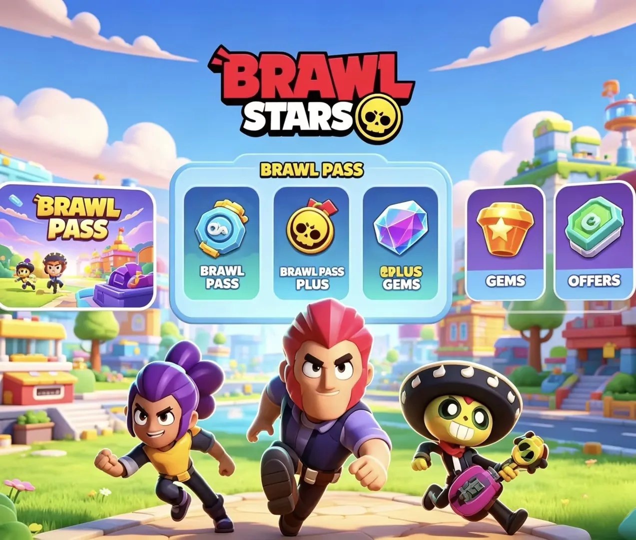 Brawl Stars | BRAWL PASS | BRAWL PASS PLUS | ГЕМЫ | ПРЕДЛОЖЕНИЯ
