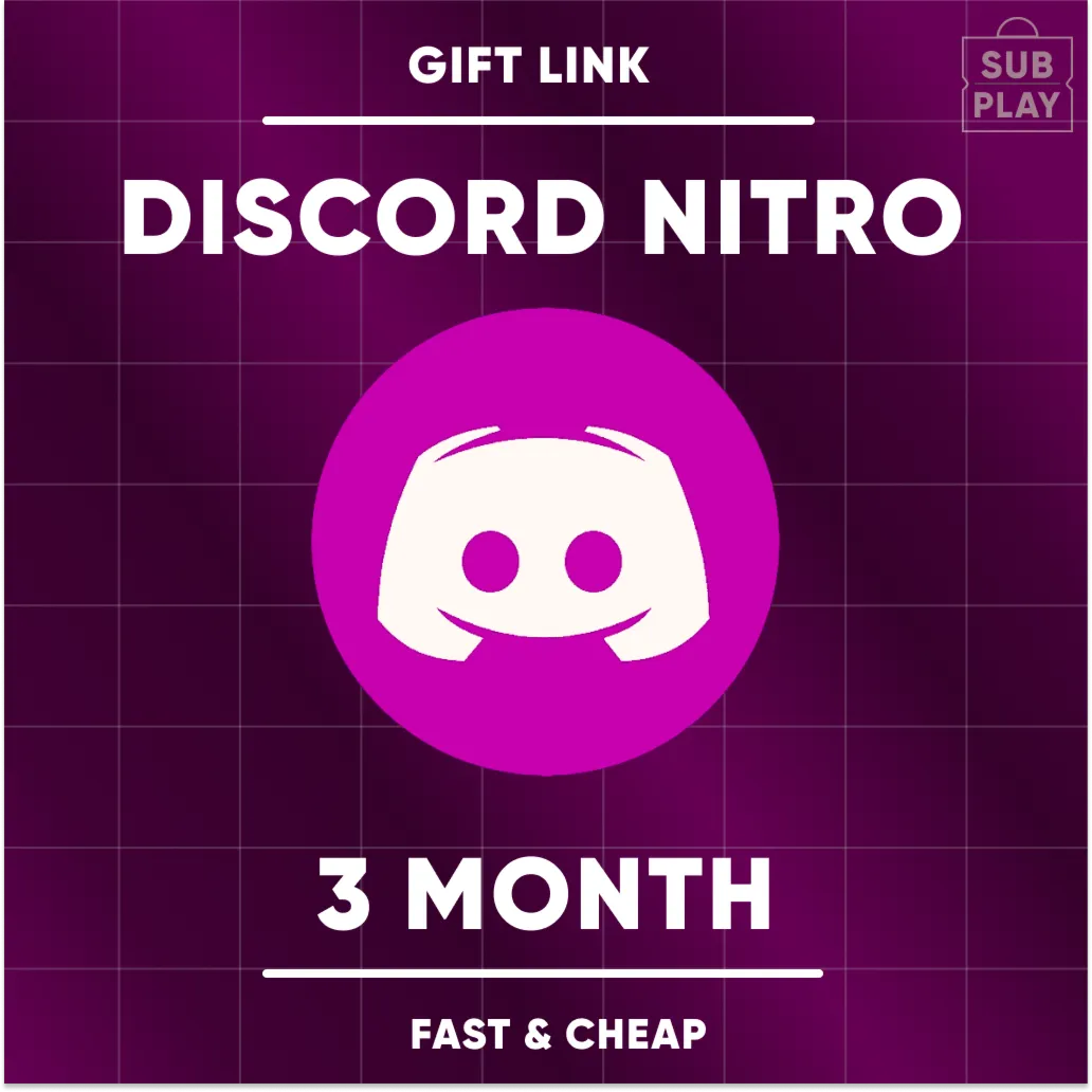 Discord Nitro | 3 месяца | Автодоставка 24/7