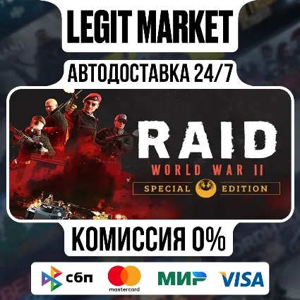 RAID: World War II Special Edition / Steam АВТО / РУ + МИР