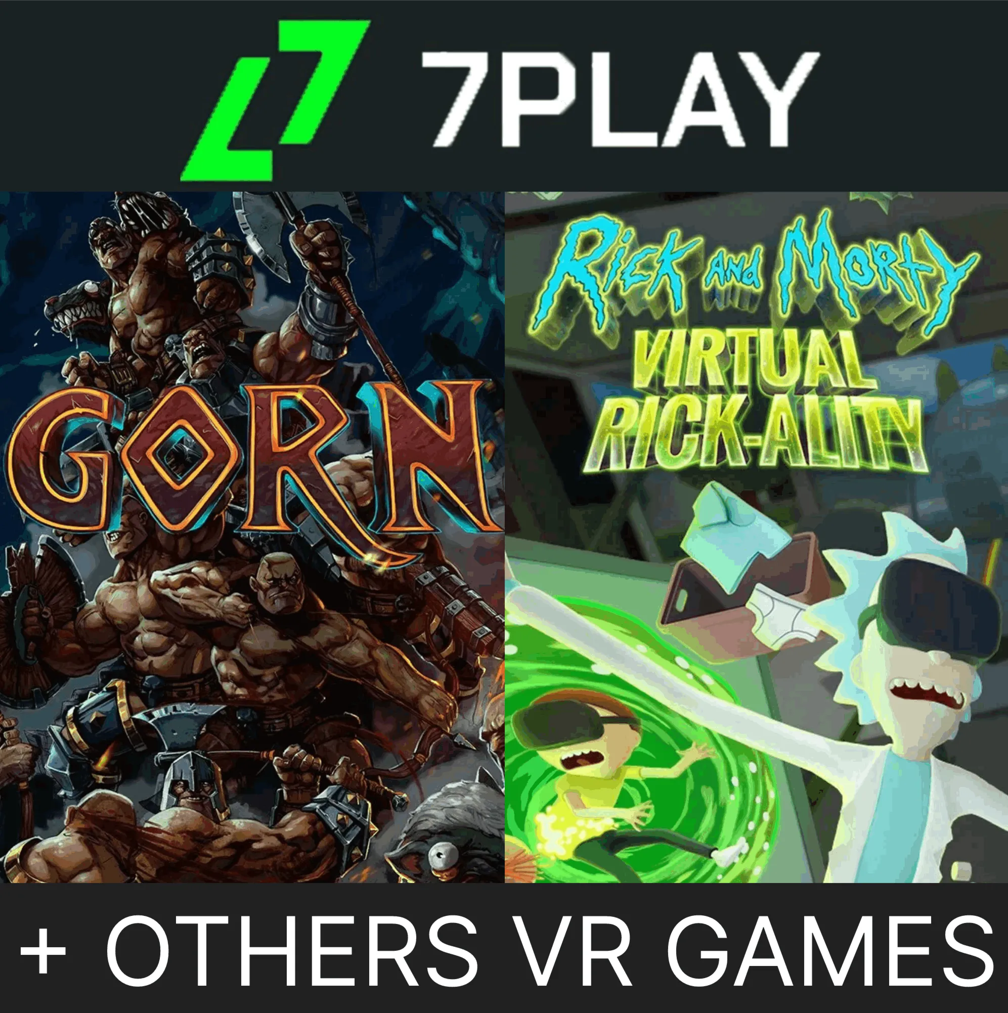 GORN + Rick and Morty: Virtual Rick-ality | + VR Игры - Оффлайн Steam [24/7]