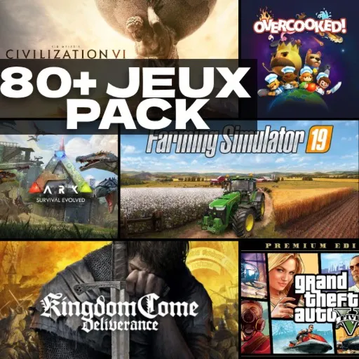 GTA V Premium + Assassin’s Creed + Watch Dogs + 80+ Jeux Nouveau Compte Epic (Global)