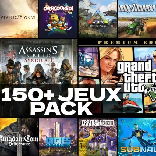 GTA V Premium + Watch Dogs 2 + Subnautica + 150+ Jeux Nouveau Compte Epic (Global)