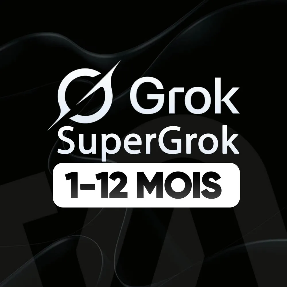 Super Grok pas cher | Compte neuf | 1-12 Mois | Accès complet