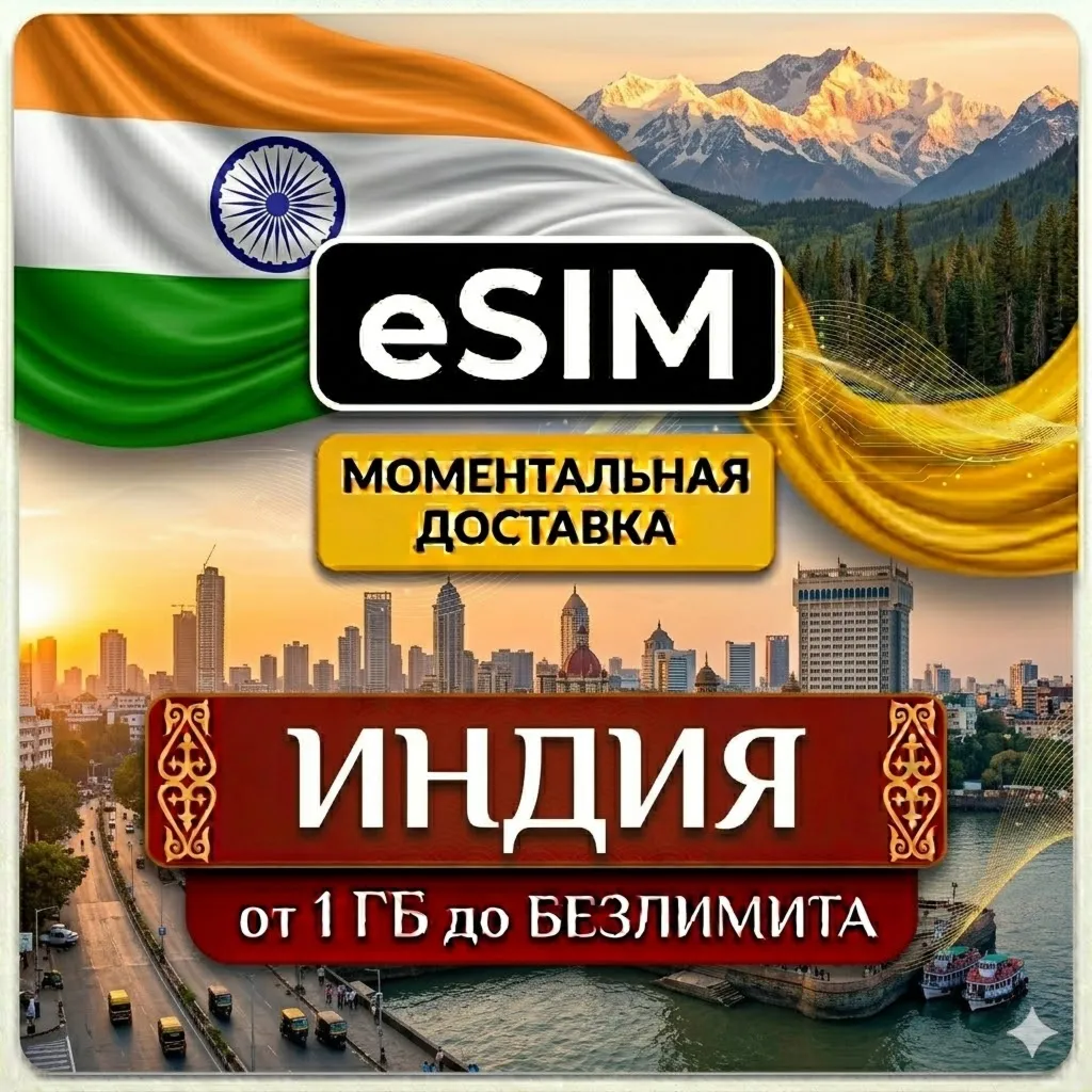 eSIM Индия + Гоа | AIRALO | Premium | есим